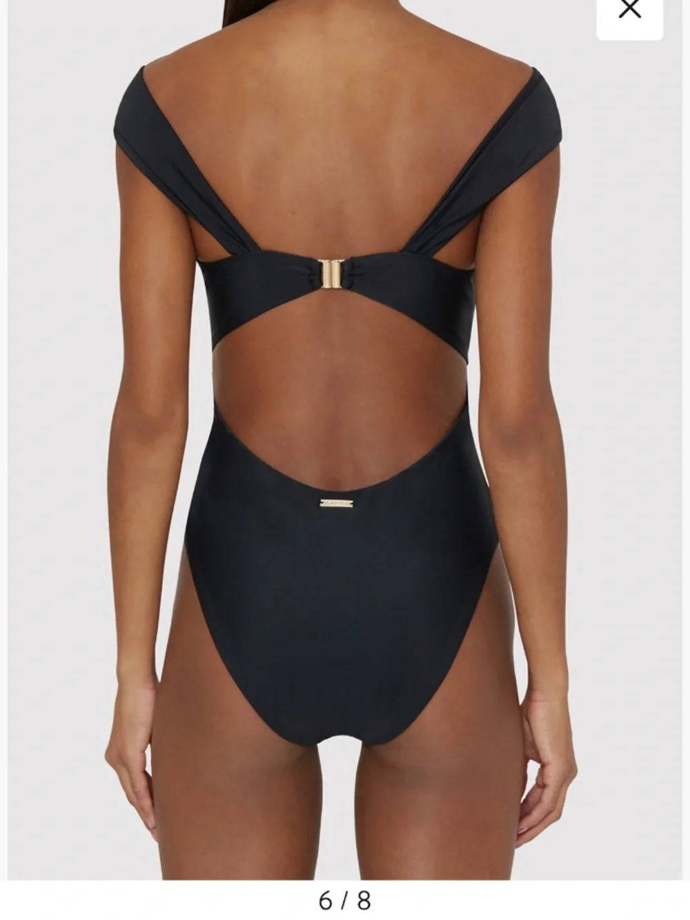 NWT Milly Betsy One Piece Swimsuit Small S Black NWT Cutout Convertible $365